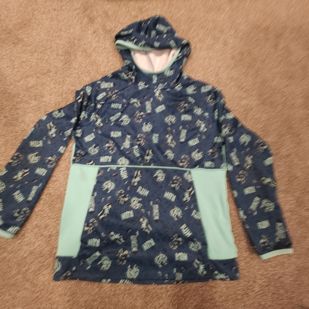 Tek Gear Kids' Patterned Navy Pants and Hoodie Set